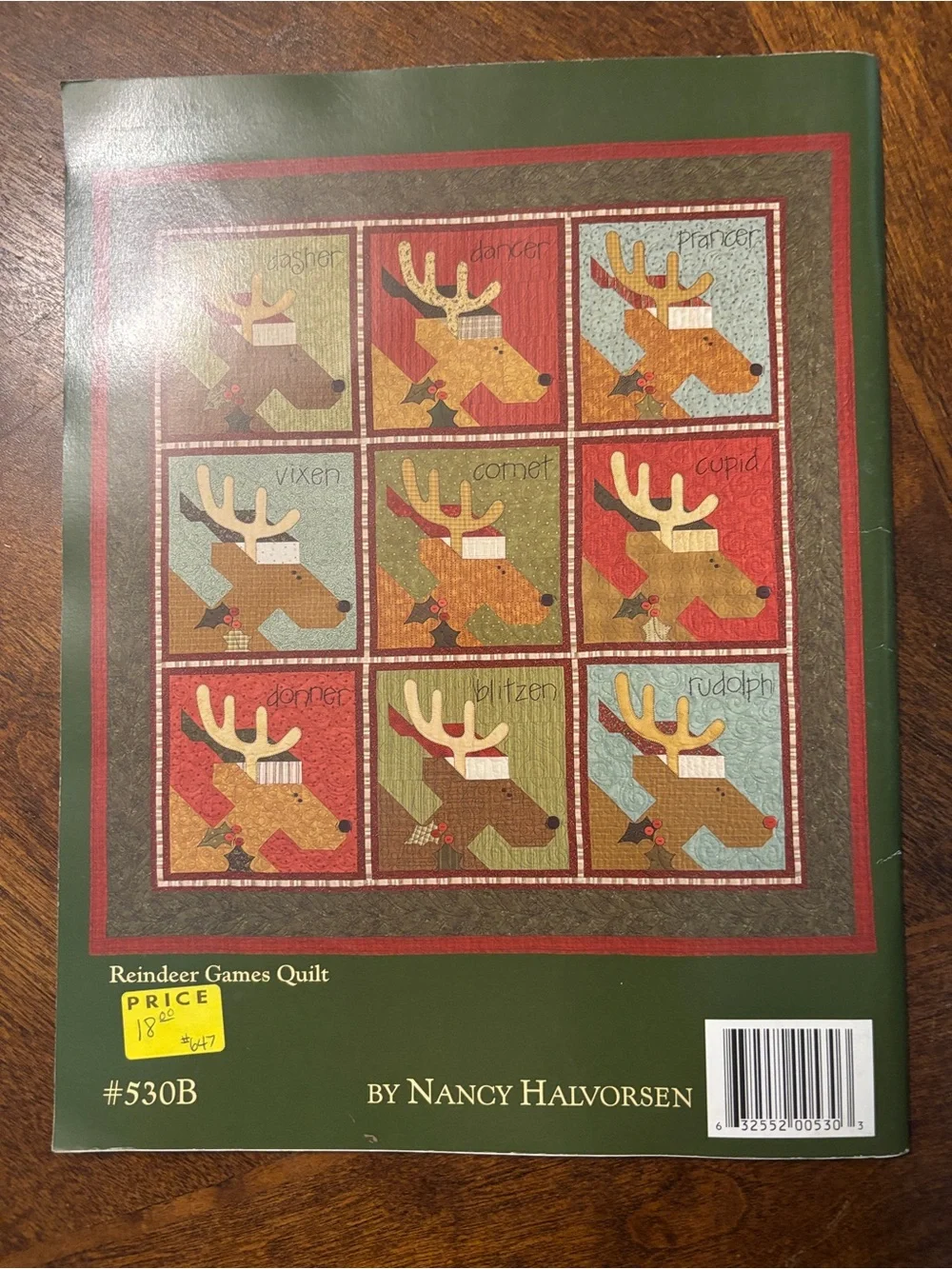 Peppermint & Holly Berries Holiday Decor Pattern Book